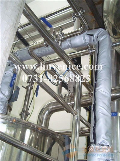 管道保温套可拆卸蒸汽管道绝热套制作流程